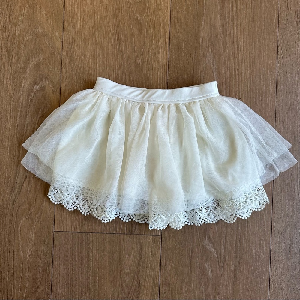 Epic Threads Ivory Layered Skirt